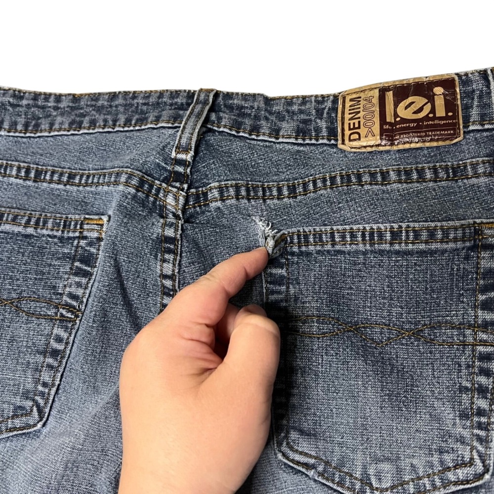LEI Women Flare Leg Jeans‎ Medium Wash Y2K Denim Size 11 Style 2571820 - Picture 8 of 8